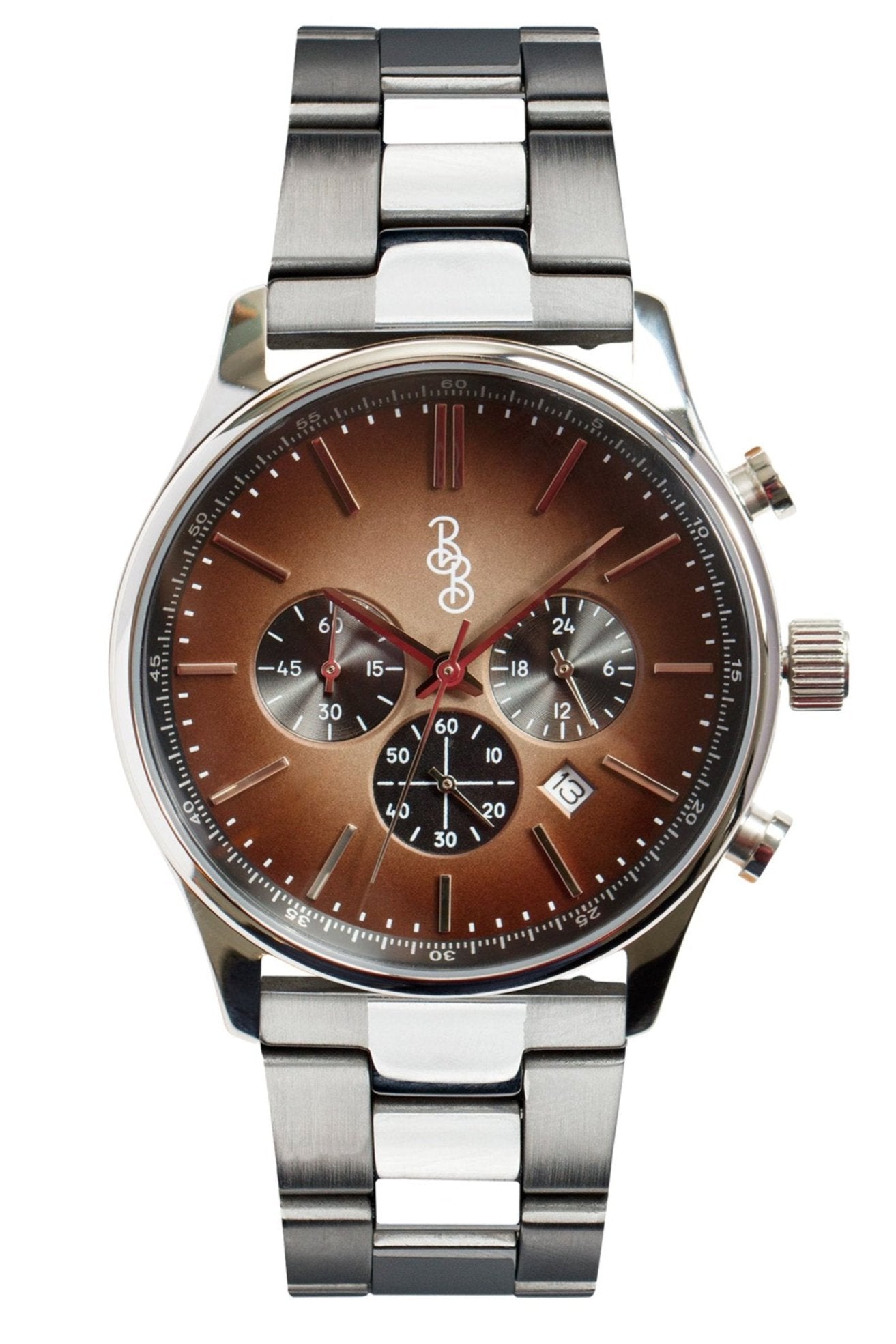 Brązowy Retro Chronograf