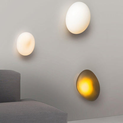 Bubble Glass Wall Sconce | Sculptural Design with Integrated LED Lighting 7