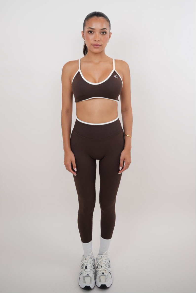 Passion is Power Brown Legging