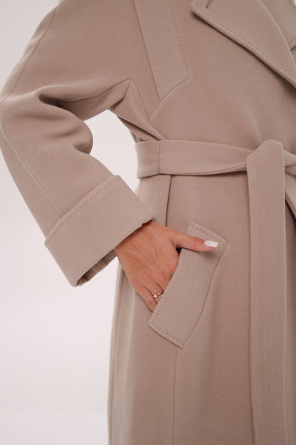 Cappotto classico in misto lana e cashmere Firenze