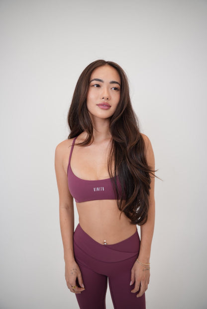 My Time Is Divine Plum Cross-Back Butter Soft Bra