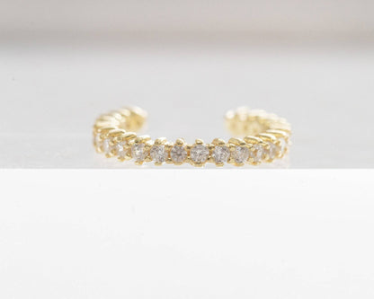 Kristallörhänge Cuff