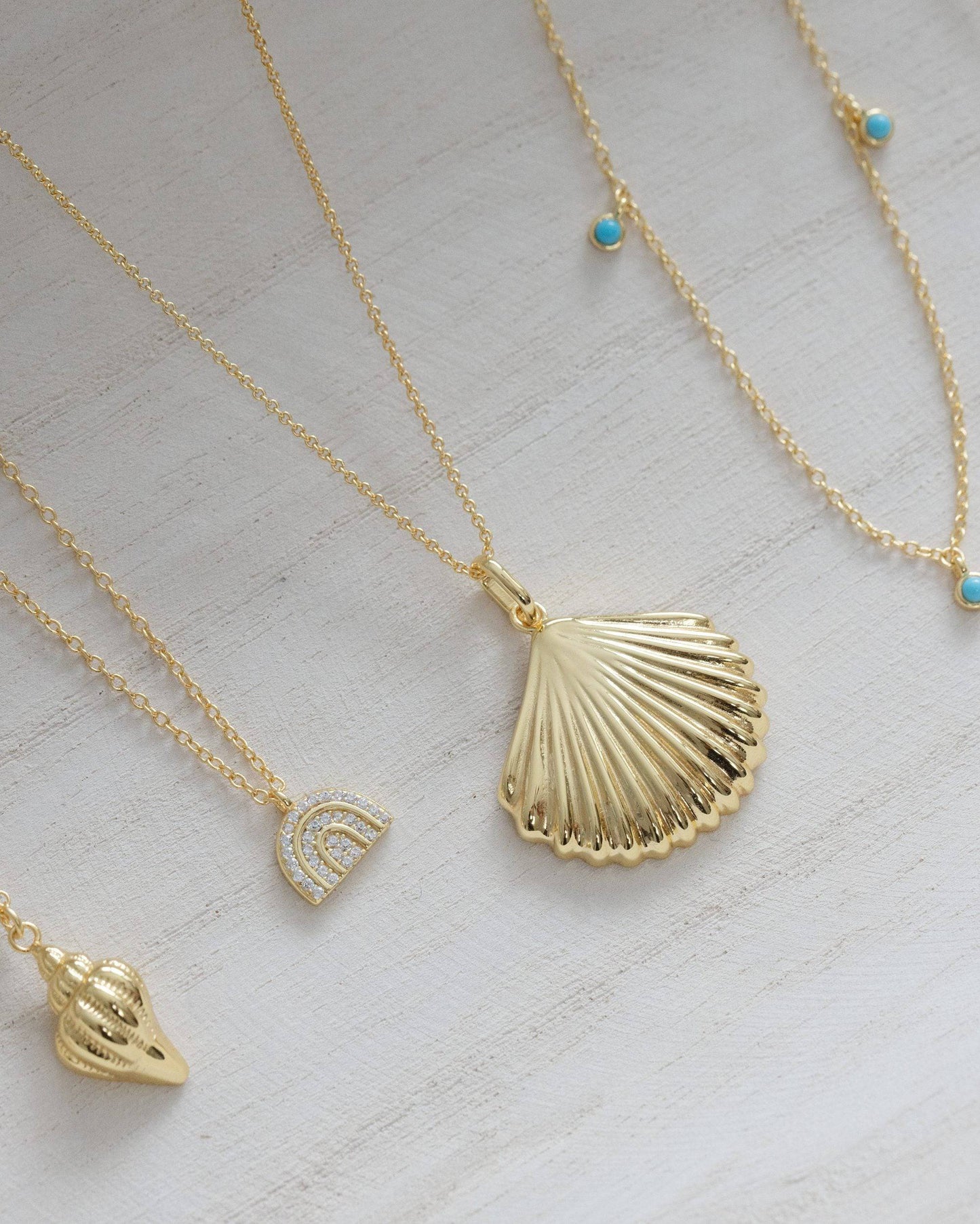 Guld Sanibel Halsband