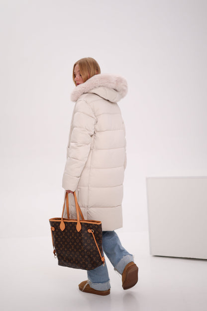 Genuine Polar Fox Thinsulate™ Insulation Coat