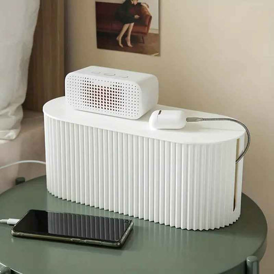 Cable Management Storage Box | Smart Cord Organizer for Home and Office 0