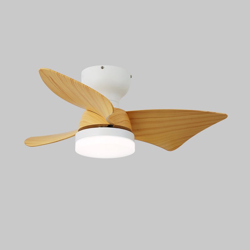 Calix | 28-Inch Ceiling Fan Light with Warm Charcoal and Cream Finish 0