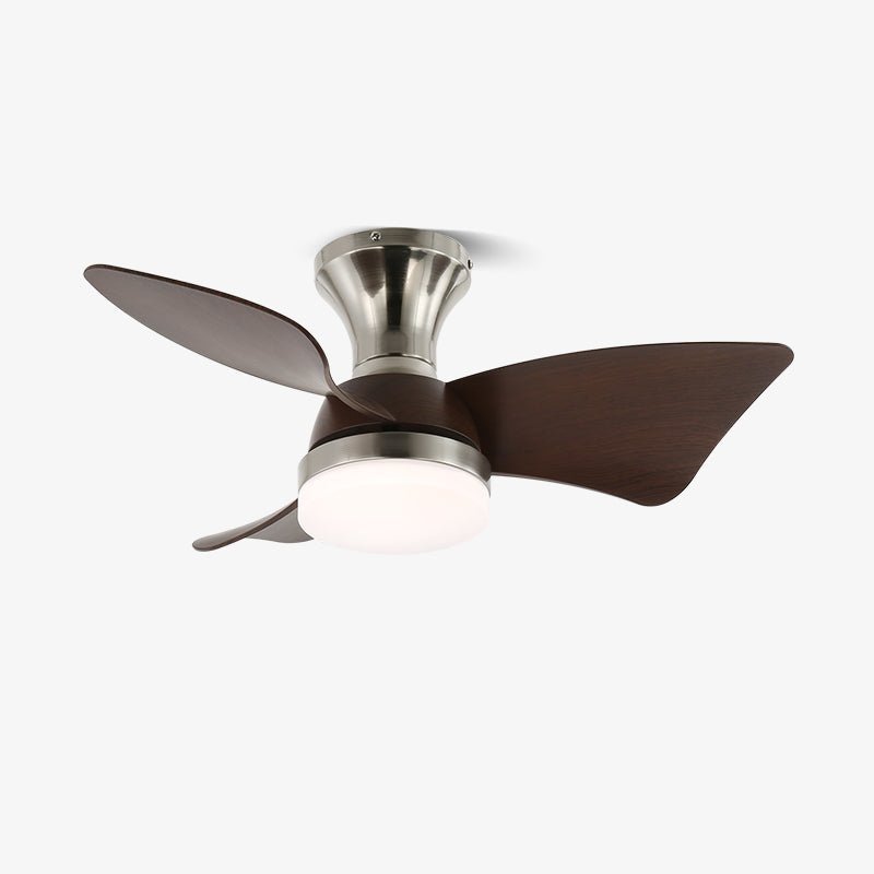Calix | 28-Inch Ceiling Fan Light with Warm Charcoal and Cream Finish 1