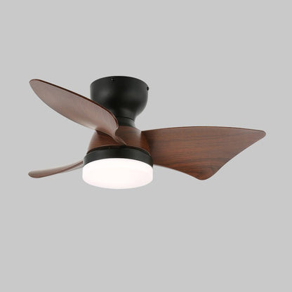 Calix | 28-Inch Ceiling Fan Light with Warm Charcoal and Cream Finish 11