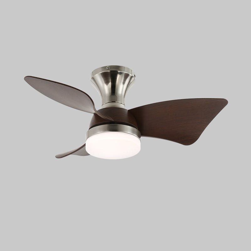 Calix | 28-Inch Ceiling Fan Light with Warm Charcoal and Cream Finish 12