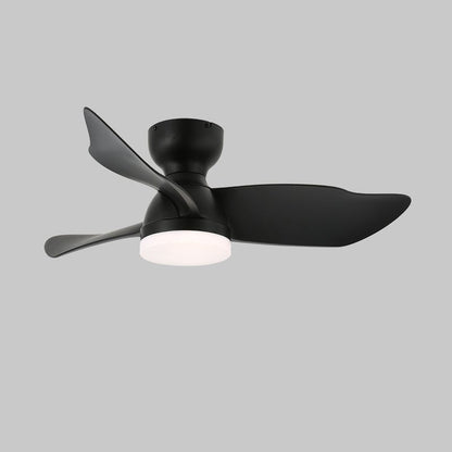 Calix | 28-Inch Ceiling Fan Light with Warm Charcoal and Cream Finish 13