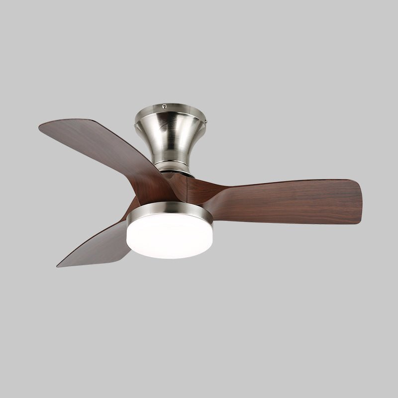 Calix | 28-Inch Ceiling Fan Light with Warm Charcoal and Cream Finish 9