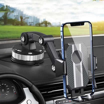 Car Phone Holder | Strong Suction Cup, 360° Rotation for Easy Use 0