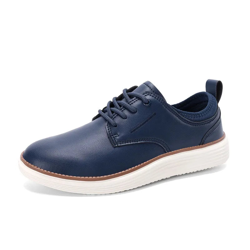 Casual Leather Oxford Shoes for Men | Non-Slip, Breathable, Thick Sole 8