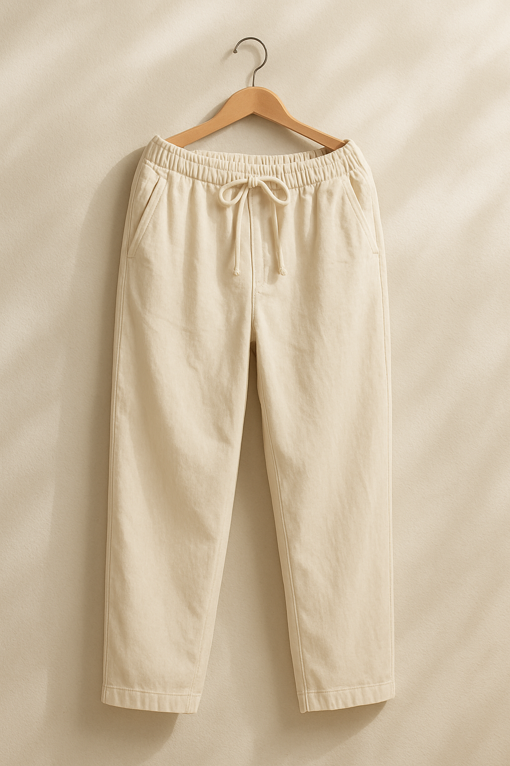 Casual Relaxed Fit Pants | Lightweight Breathable Fabric with Drawstring 0
