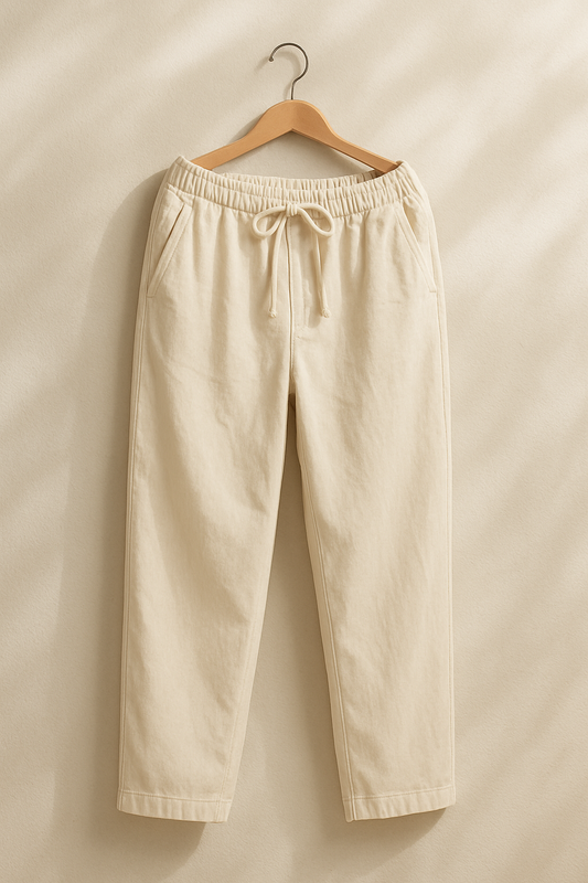 Casual Relaxed Fit Pants | Lightweight Breathable Fabric with Drawstring 0