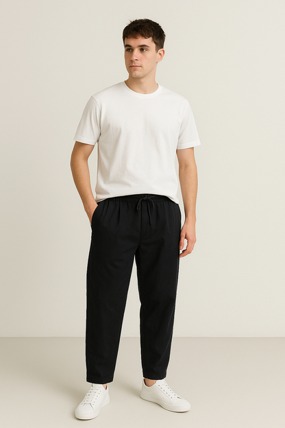 Casual Relaxed Fit Pants | Lightweight Breathable Fabric with Drawstring 2
