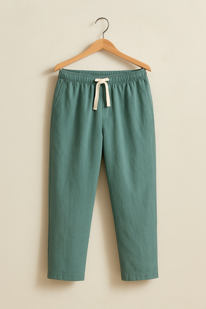 Casual Relaxed Fit Pants | Lightweight Breathable Fabric with Drawstring 9