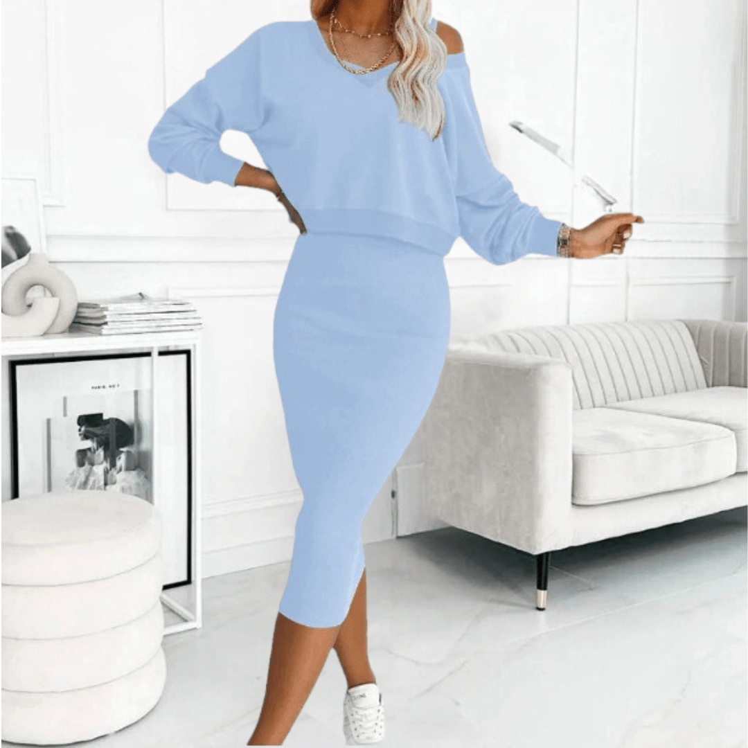 Casual Sweatshirt and Dress Set | Stylish Comfort for Any Occasion 5