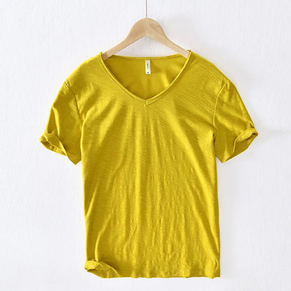 Casual V-Neck T-Shirt | Soft Breathable Fabric for All-Day Comfort 4