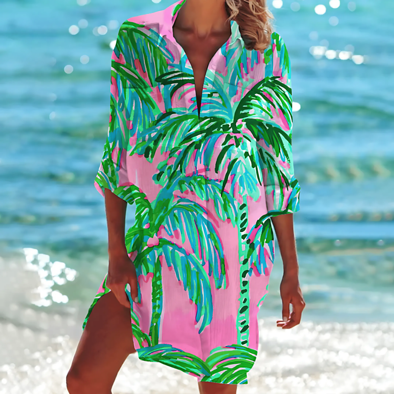 Casual Women's Blouse | Relaxed Fit with Stylish Print Design 7