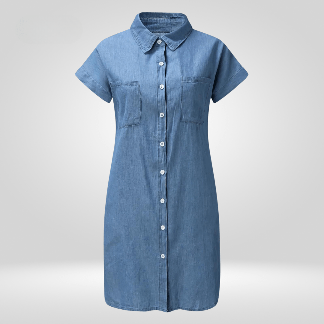 Casual Women's Shirt Dress | Classic Button-Down Design with Relaxed Fit 5