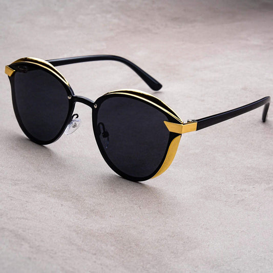 Cat-Eye Sunglasses | Oversized Tinted UV 400 Polarized Lenses 0