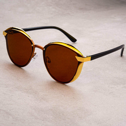 Cat-Eye Sunglasses | Oversized Tinted UV 400 Polarized Lenses 1