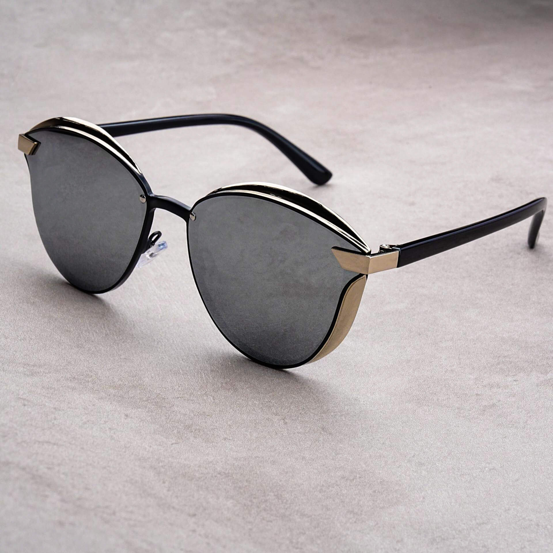 Cat-Eye Sunglasses | Oversized Tinted UV 400 Polarized Lenses 4