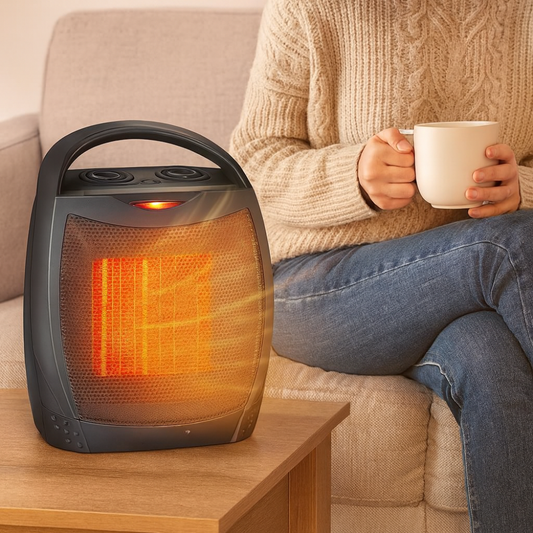 Ceramic Space Heater | Portable Electric Heater with Remote Control 0