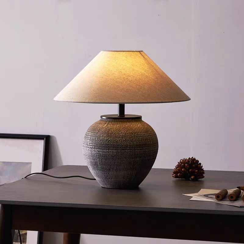 Ceramic Table Lamp | Sculptural Design for Bedroom and Living Room 0