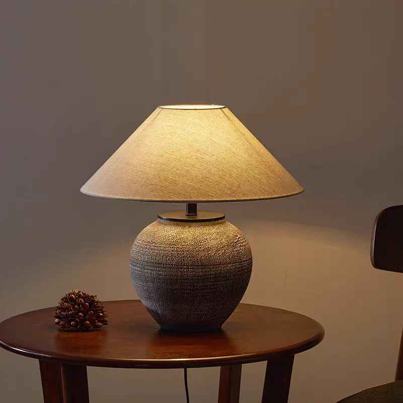 Ceramic Table Lamp | Sculptural Design for Bedroom and Living Room 1