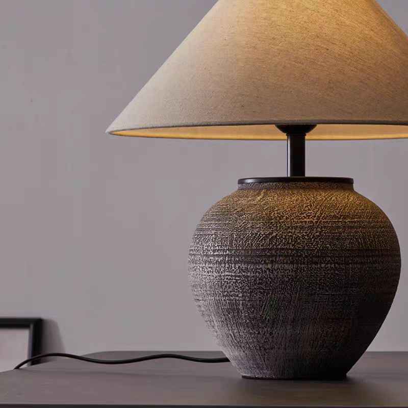 Ceramic Table Lamp | Sculptural Design for Bedroom and Living Room 2