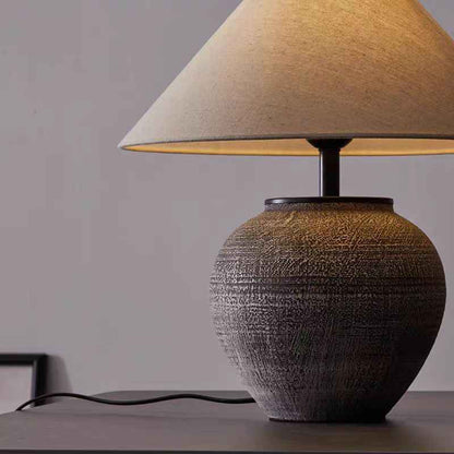 Ceramic Table Lamp | Sculptural Design for Bedroom and Living Room 2