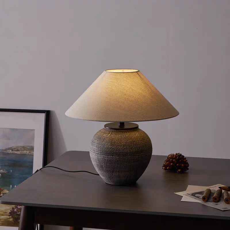 Ceramic Table Lamp | Sculptural Design for Bedroom and Living Room 3