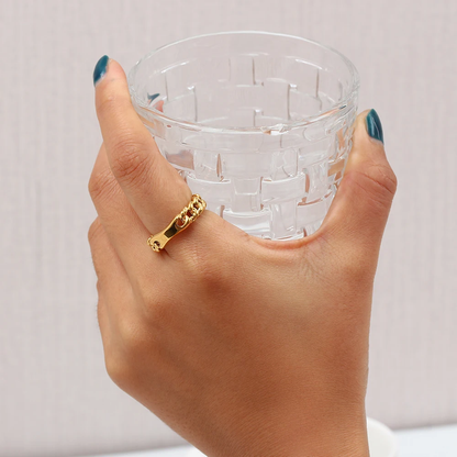 Chain Link Ring | Durable Stainless Steel 316L Hypoallergenic Design 3