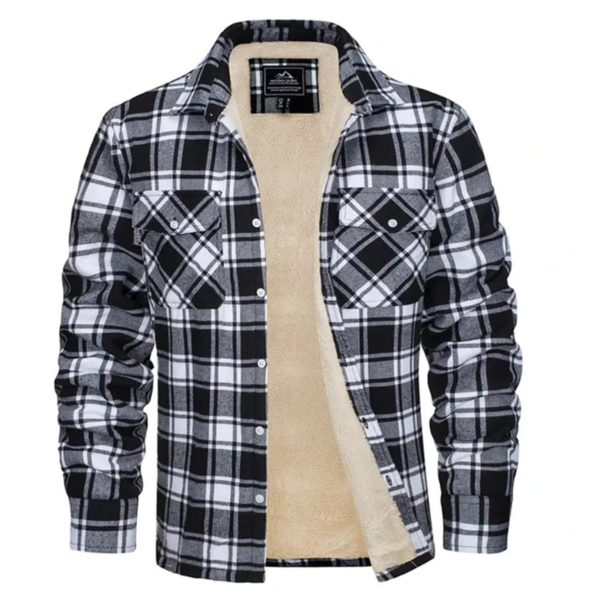 Checkered Winter Coat | Plush Lining for Ultimate Comfort 3