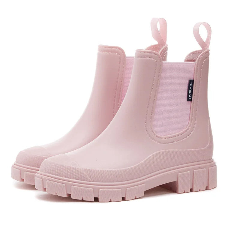Chelsea Rain Boots | Waterproof Rubber Ankle Design with Non-Slip Sole 5