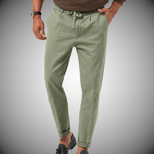 Chinos for Men | Comfortable Fit with Elastic Waistband & Stylish Design 0