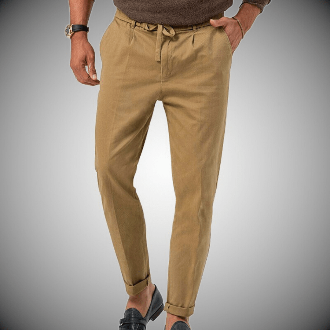 Chinos for Men | Comfortable Fit with Elastic Waistband & Stylish Design 5