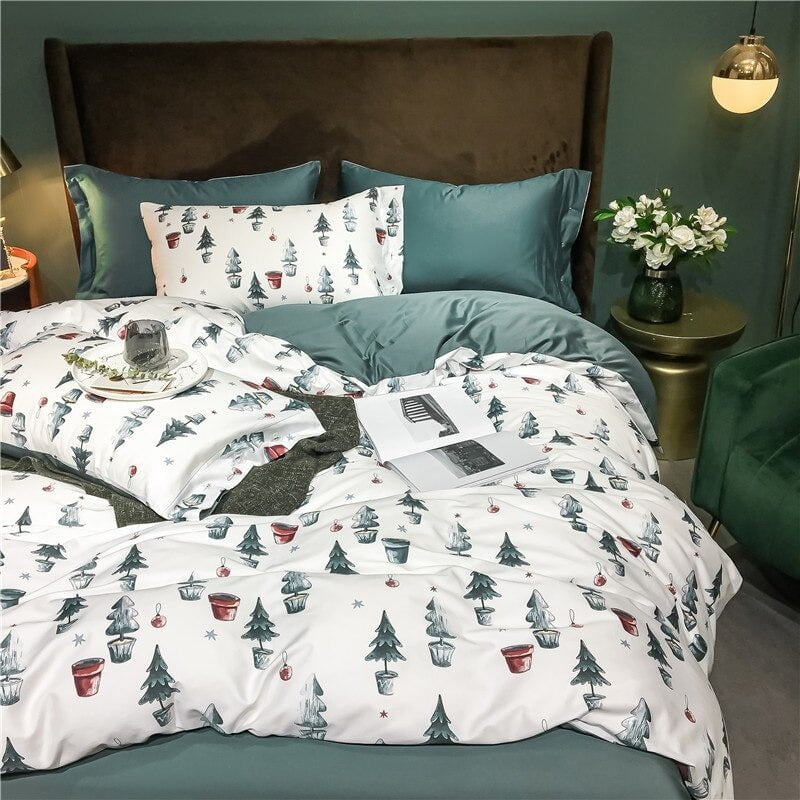 Christmas Bedding Set | Premium Egyptian Cotton for Cozy Comfort 4