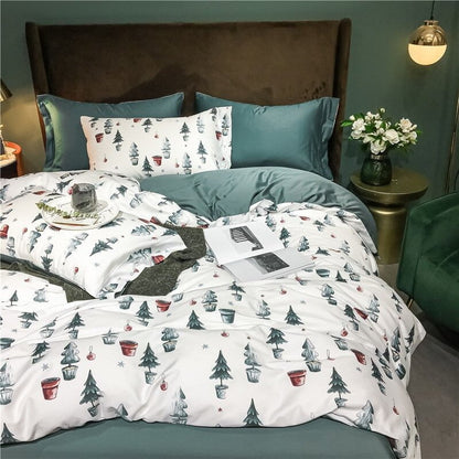 Christmas Bedding Set | Premium Egyptian Cotton for Cozy Comfort 4