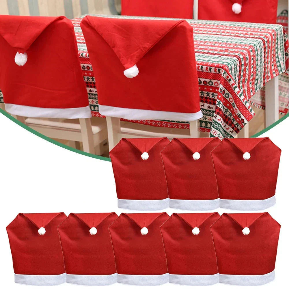 Christmas Chair Covers | Festive Design Inspired by Santa's Hat 1