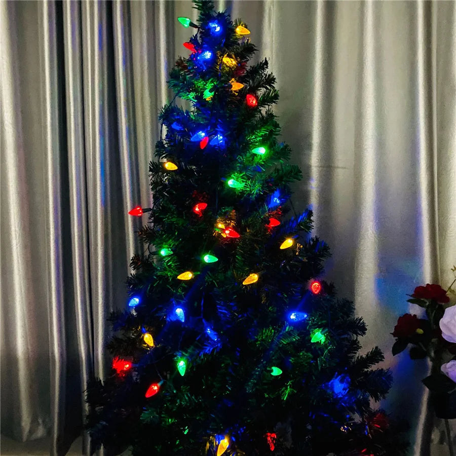 Christmas Garland | 10m Waterproof LED Lights with 8 Modes 4