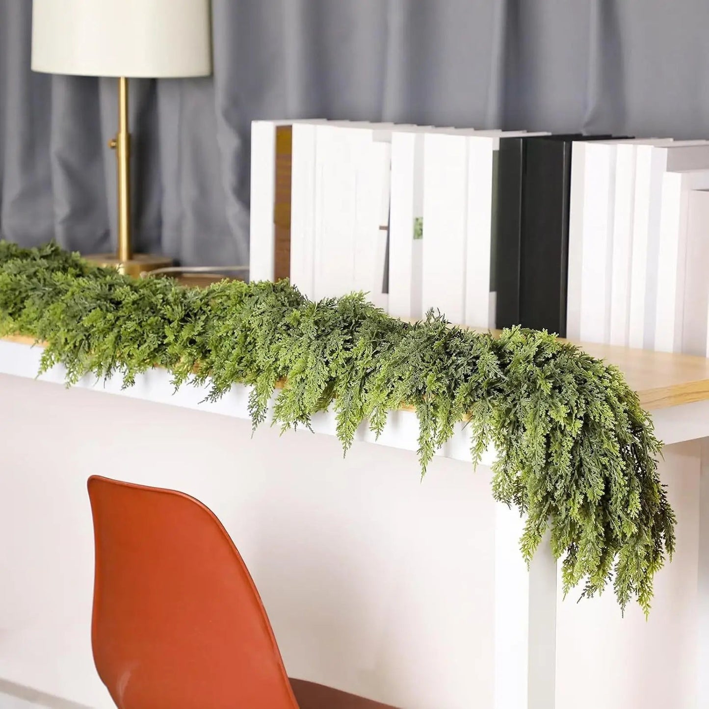 Christmas Garland | Elegant Cypress Leaves for Festive Decor 5