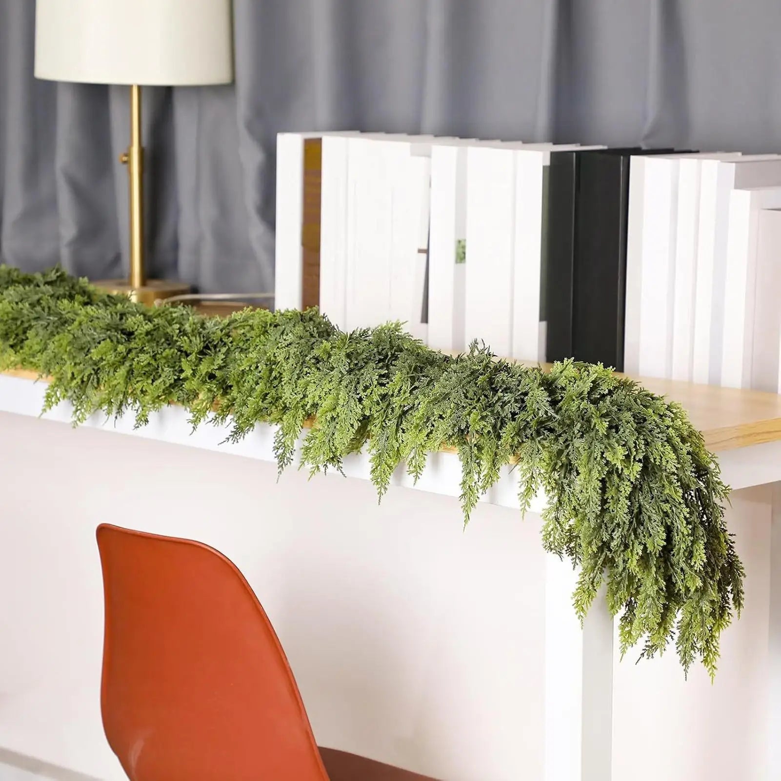 Christmas Garland | Elegant Cypress Leaves for Festive Decor 5