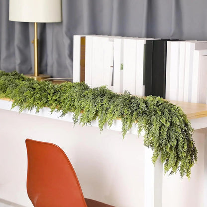 Christmas Garland | Elegant Cypress Leaves for Festive Decor 5