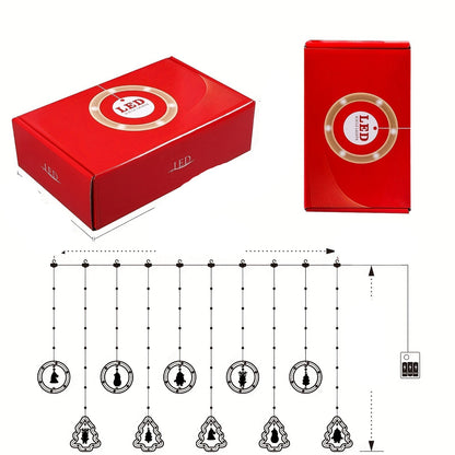 Christmas Greeting Ring | 3.0m LED Lighting with Mini Figures 0