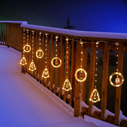 Christmas Greeting Ring | 3.0m LED Lighting with Mini Figures 4