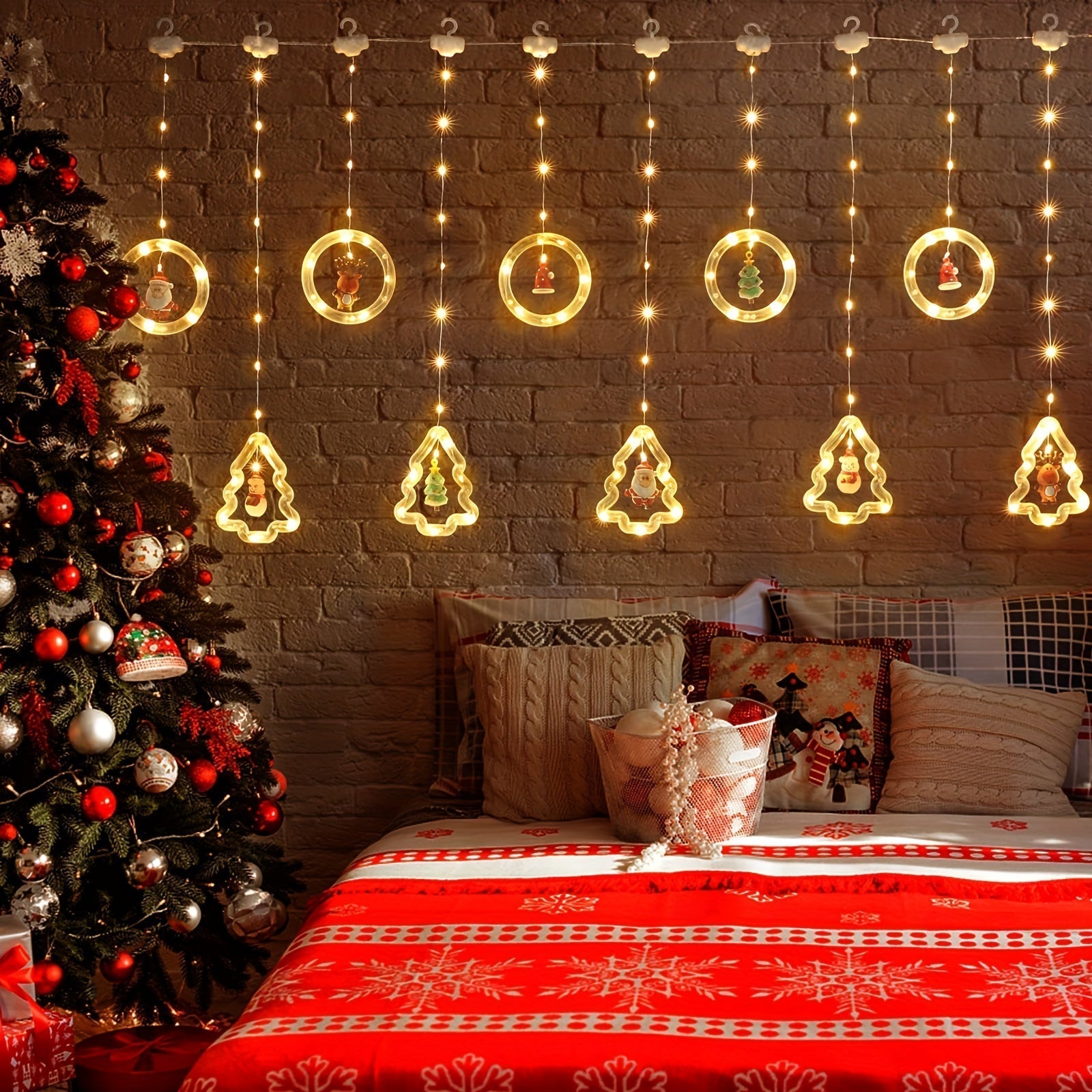 Christmas Greeting Ring | 3.0m LED Lighting with Mini Figures 6