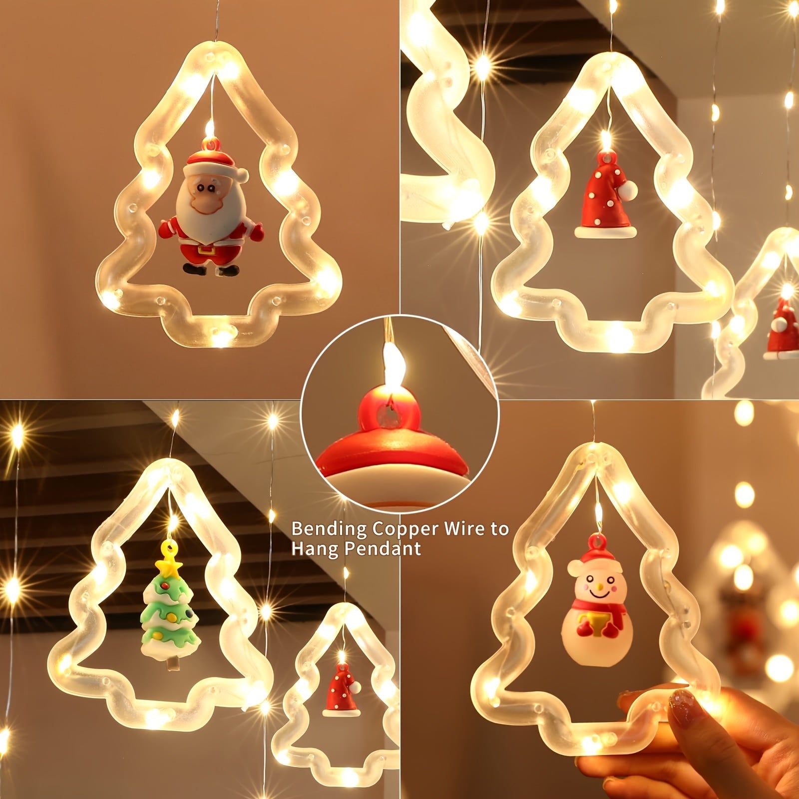Christmas Greeting Ring | 3.0m LED Lighting with Mini Figures 7